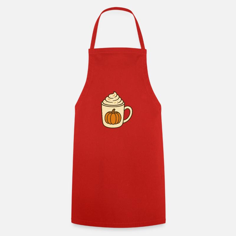 Pumpkin Spice - Cooking Apron - red