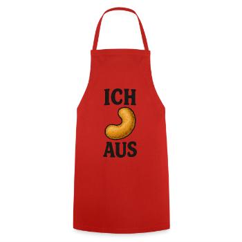 Ich Flip Aus Erdnuss Flips Spruch - Kochschürze - Rot - Vorne - AI Model Male 185 dark (185cm)