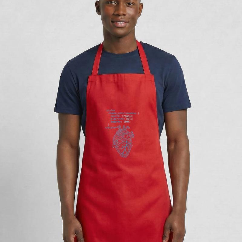 Programmer Heart CSS Code - Tech & Empathy Art Cooking Apron