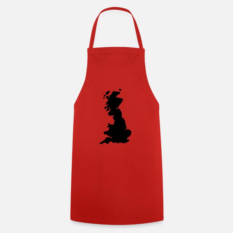 england england map countries1 - Cooking Apron - red
