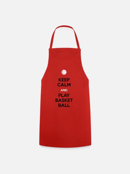 Joueur de basket - Tablier de cuisine - rouge