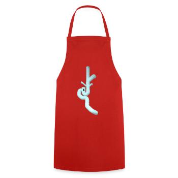 Don Giordano in celestial - Cooking Apron - red - Front - AI Model Male 185 dark (185cm)