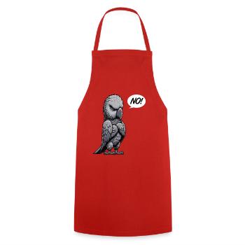 No African Grey Parrot Parrot Owner Parrots - Cooking Apron - red - Front - AI Model Male 185 dark (185cm)