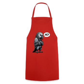 No African Grey Parrot Parrot Owner Parrots - Cooking Apron - red - Front - AI Model Male 185 dark (185cm)
