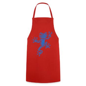 rainette - Tablier de cuisine - rouge - Devant - AI Model Male 185 dark (185cm)
