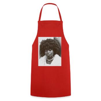 Next to you - Cooking Apron - red - Front - AI Model Male 185 dark (185cm)