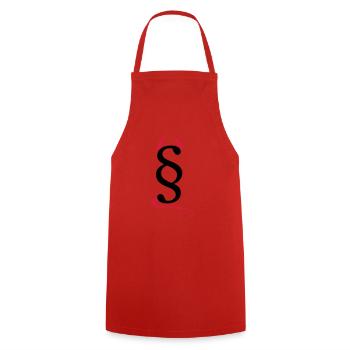 Devils paragraph - Cooking Apron - red - Front - AI Model Male 185 dark (185cm)