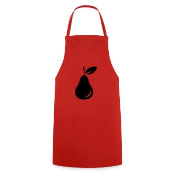 Birne Birnen Frucht Früchte Essen Gesund Pear - Kochschürze - Rot - Vorne - AI Model Male 185 dark (185cm)