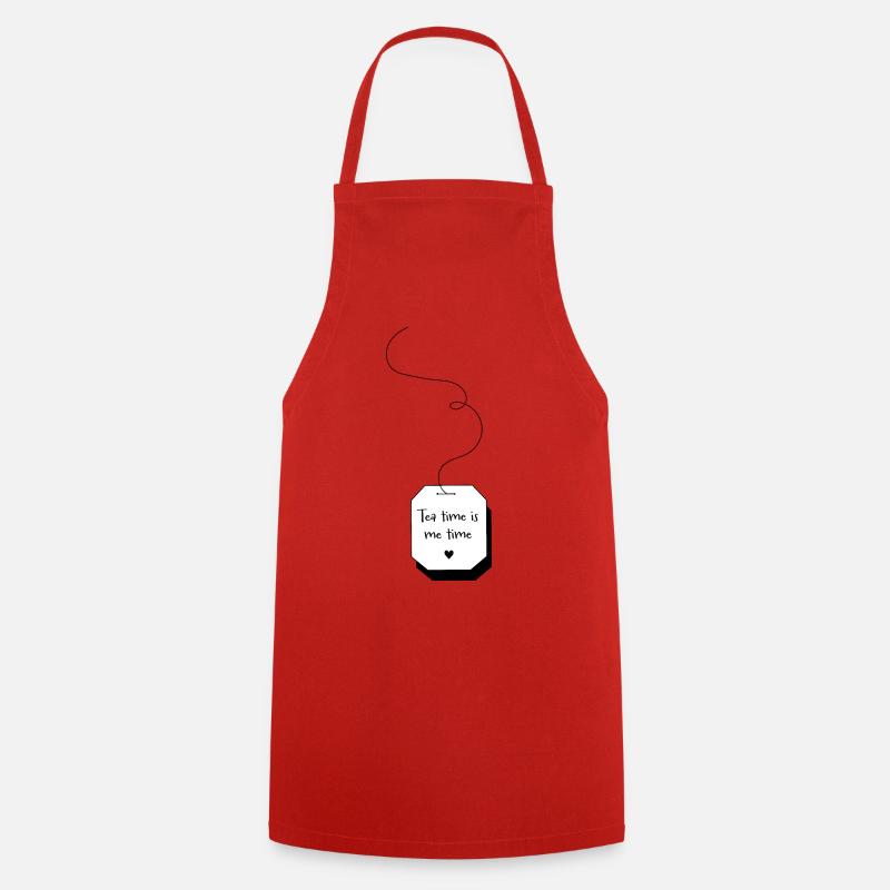 L’heure du thé - Tablier de cuisine - rouge