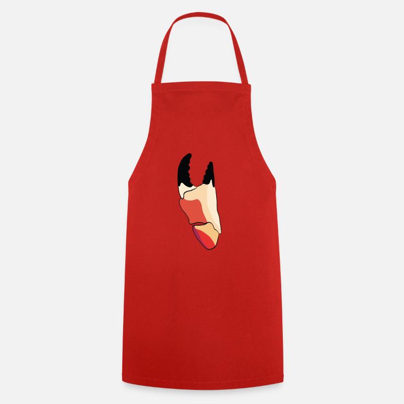 crabe - Tablier de cuisine - rouge