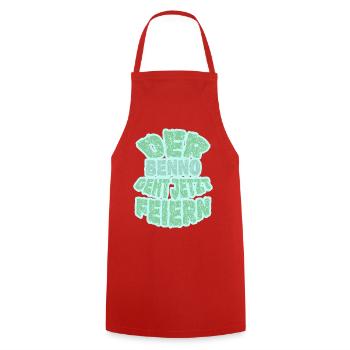 Benno as a party - Cooking Apron - red - Front - AI Model Male 185 dark (185cm)