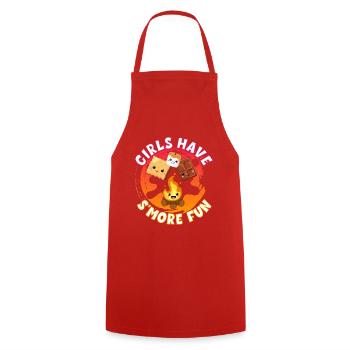 Les filles s’amusent plus le week-end - Tablier de cuisine - rouge - Devant - AI Model Male 185 dark (185cm)