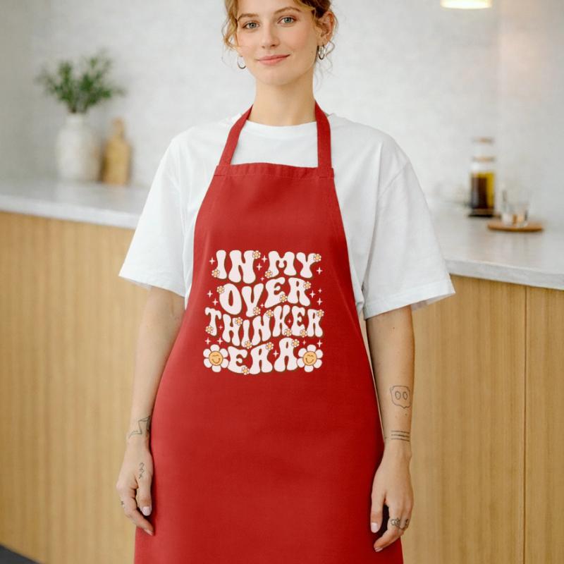 Dans mon ère Overthinker Overthink Tablier de cuisine