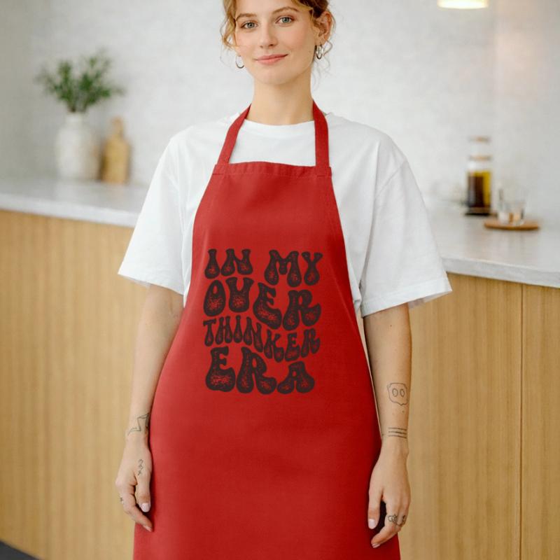 Dans mon ère Overthinker Overthink Tablier de cuisine