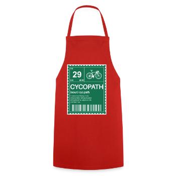 Piste cyclable Définition Imprimer T-shirt - Tablier de cuisine - rouge - Devant - AI Model Male 185 dark (185cm)