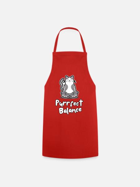 Équilibre Parfait - Tablier de cuisine - rouge