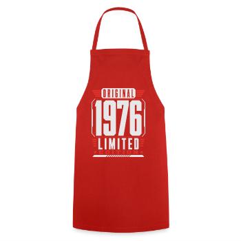 Original 1976 Limited Edition Racing - Tablier de cuisine - rouge - Devant - AI Model Male 185 dark (185cm)
