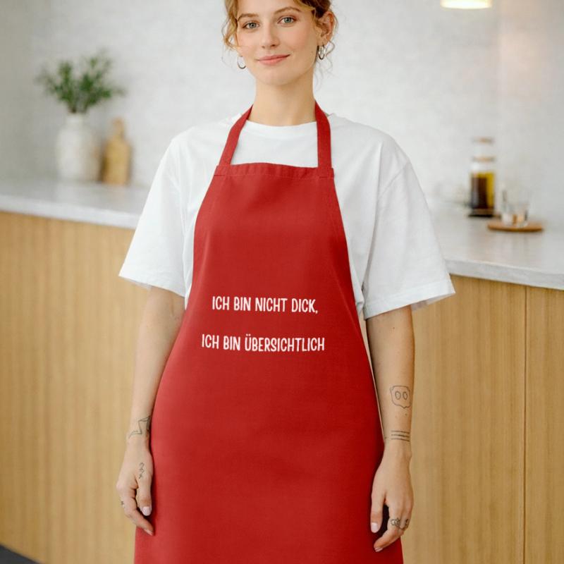 Ich bin nicht dick, ich bin übersichtlich Kochschürze
