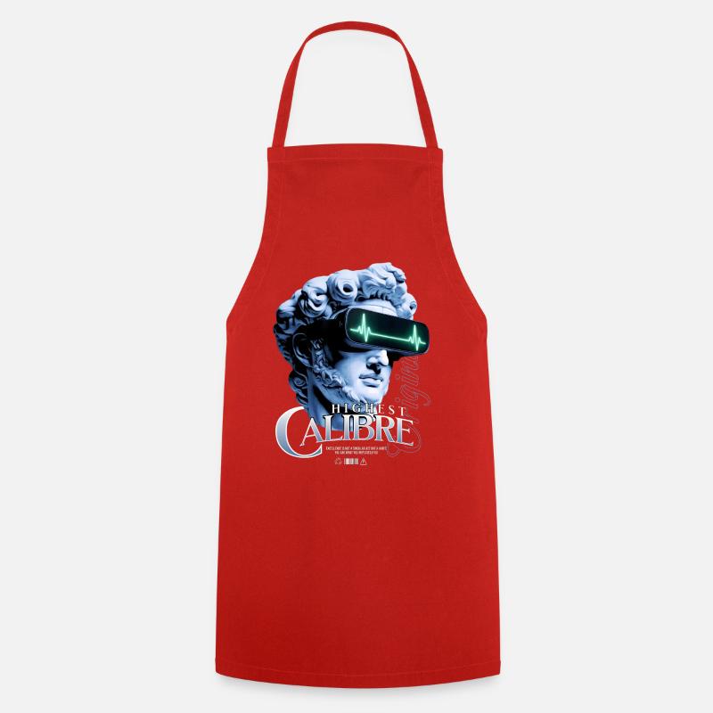 Statue VR de plus haut calibre - Tablier de cuisine - rouge