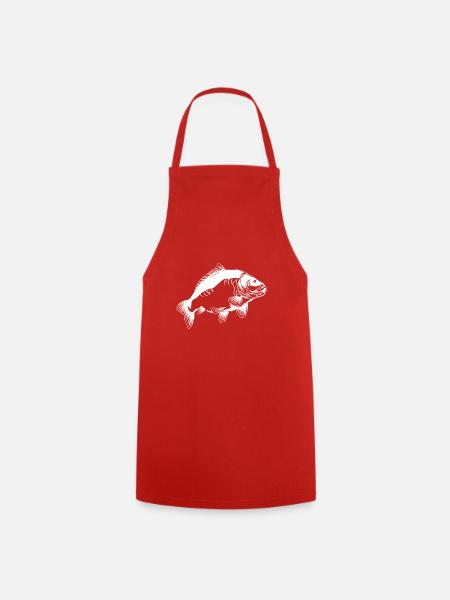 Carp carp carp fisherman gift carp anglers - Cooking Apron - red