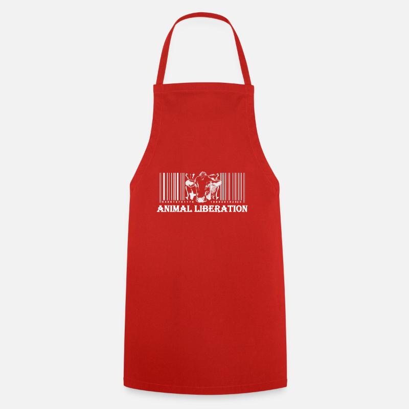 Libération animale - Tablier de cuisine - rouge