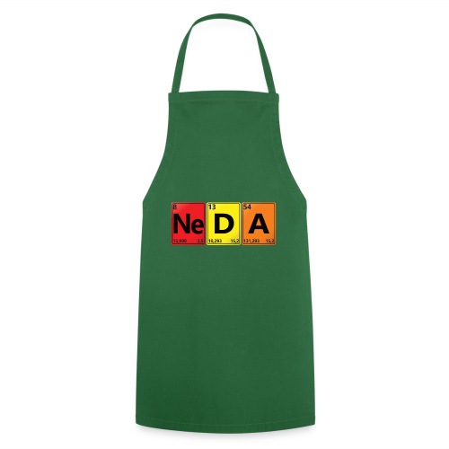 NEDA - Dein Name im Chemie-Look - Kochschürze