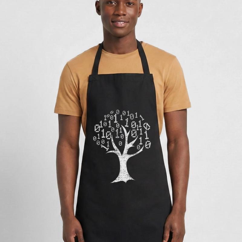 Code write tree Cooking Apron