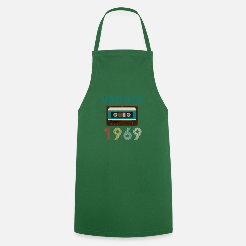 Vintage 1969 - Cooking Apron - green