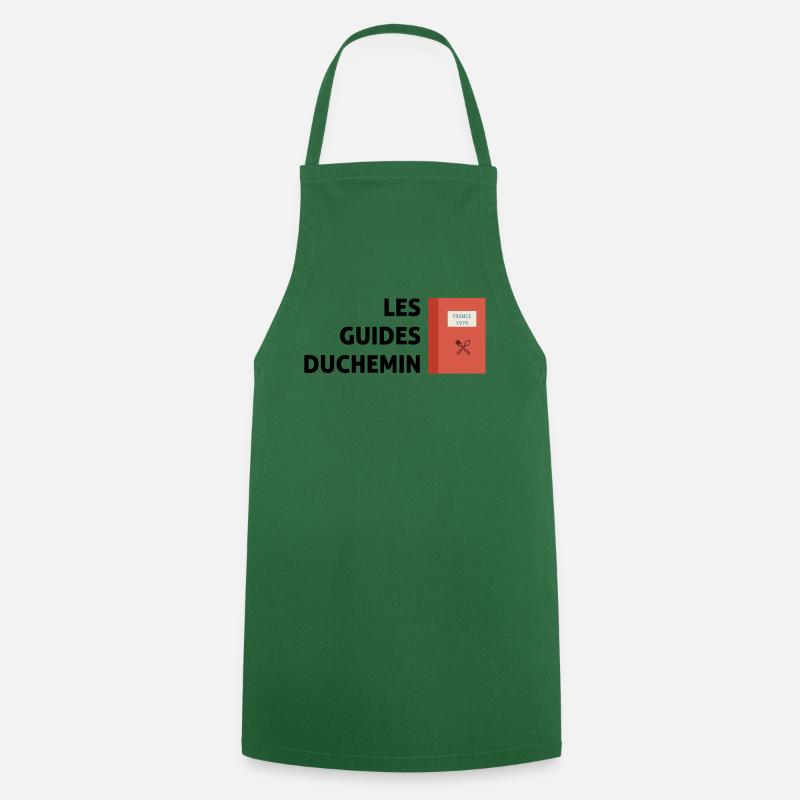 Les Guides Duchemin - Tablier de cuisine - vert foncé