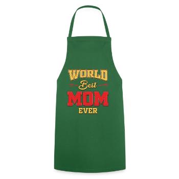Monde de la fête des mères - Tablier de cuisine - vert foncé - Devant - AI Model Male 185 dark (185cm)