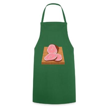 jambon - Tablier de cuisine - vert foncé - Devant - AI Model Male 185 dark (185cm)