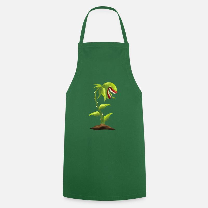 Plante carnivore - Tablier de cuisine - vert foncé