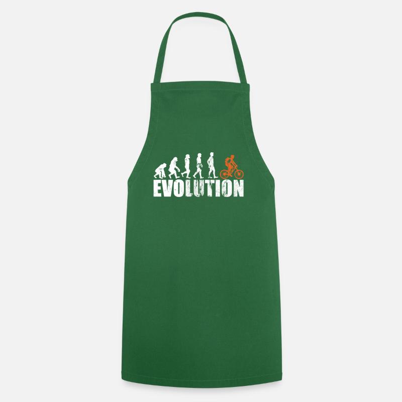 Evolution du vélo - Tablier de cuisine - vert foncé