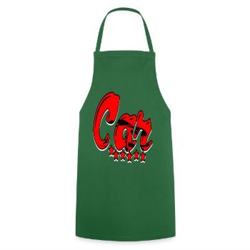 Car - Cooking Apron - green - Front - AI Model Male 185 dark (185cm)