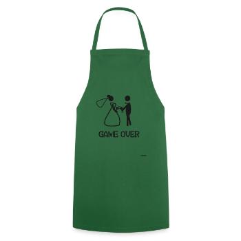 Hochzeit Junggesellenabschied Ehe Liebe Geschenk - Kochschürze - Grün - Vorne - AI Model Male 185 dark (185cm)