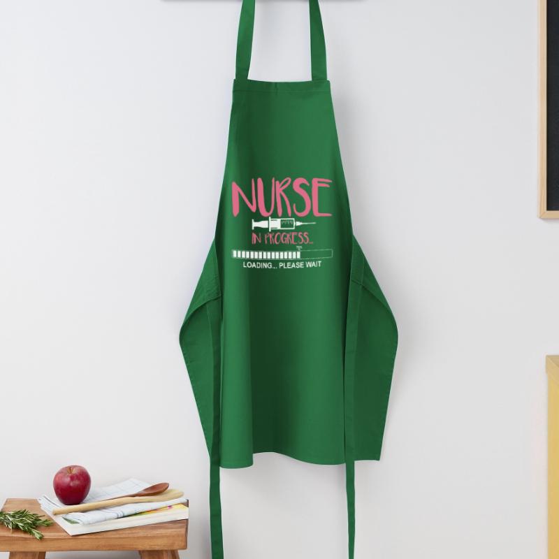 Nurse in progress - loading please wait Kochschürze