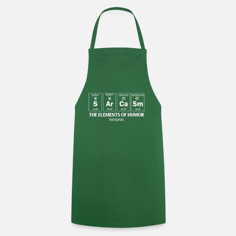 Science research chemistry funny fun gift - Cooking Apron - green