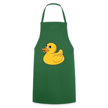 Rubber duck rubber duck duck Funny - Cooking Apron - green - Front - AI Model Male 185 dark (185cm)