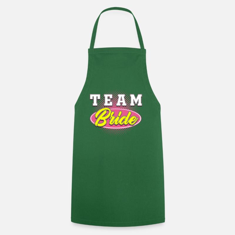 BACHELOR Team Bride - Cooking Apron - green