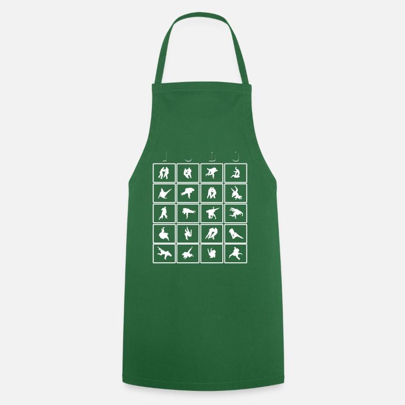 Judo - Tablier de cuisine - vert foncé