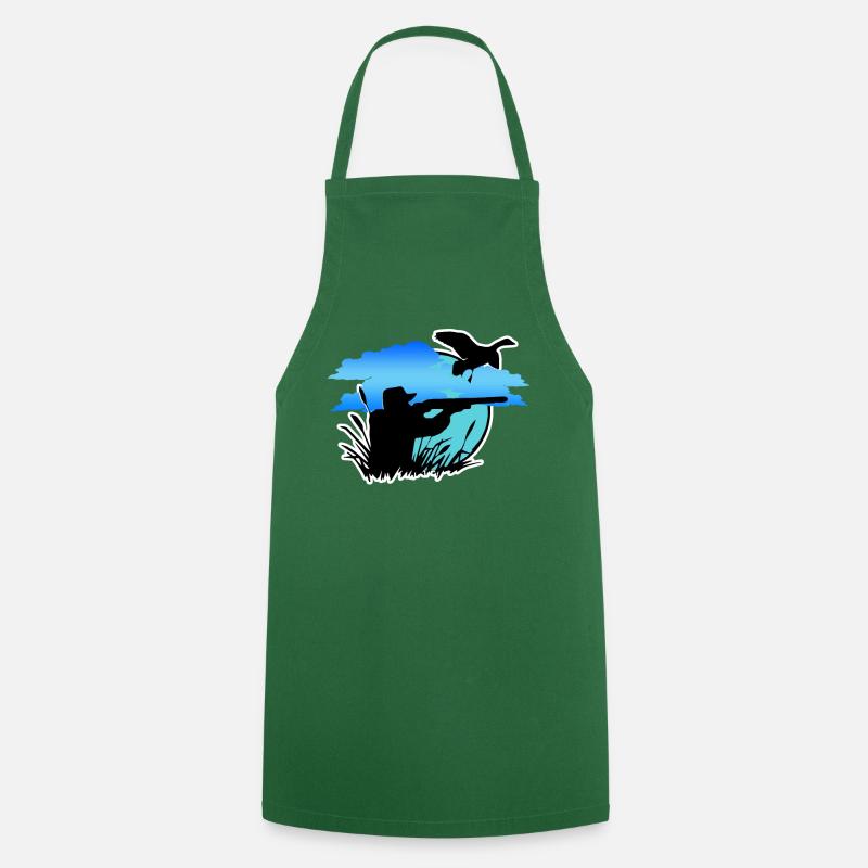 to hunt night - Cooking Apron - green