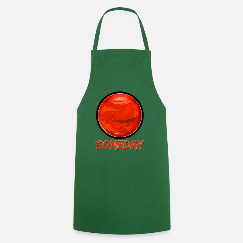 Someday Mars - Kochschürze - Grün