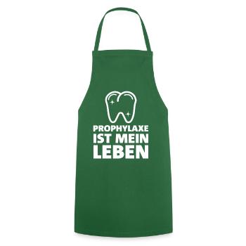 Zahnarzt Spruch - Kochschürze - Grün - Vorne - AI Model Male 185 dark (185cm)