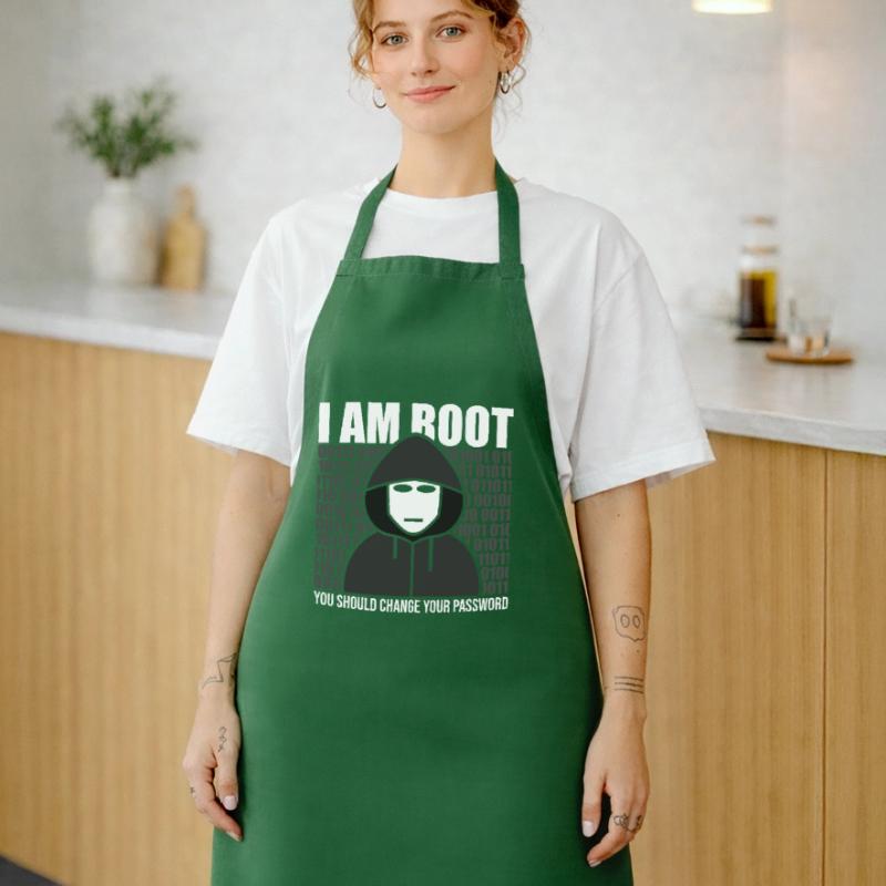 Root Hacker IT Programmierer Informatik Kochschürze