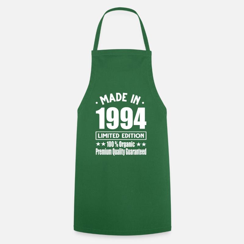Made in 1994 Vintage Retro Limited Edition - Cooking Apron - green