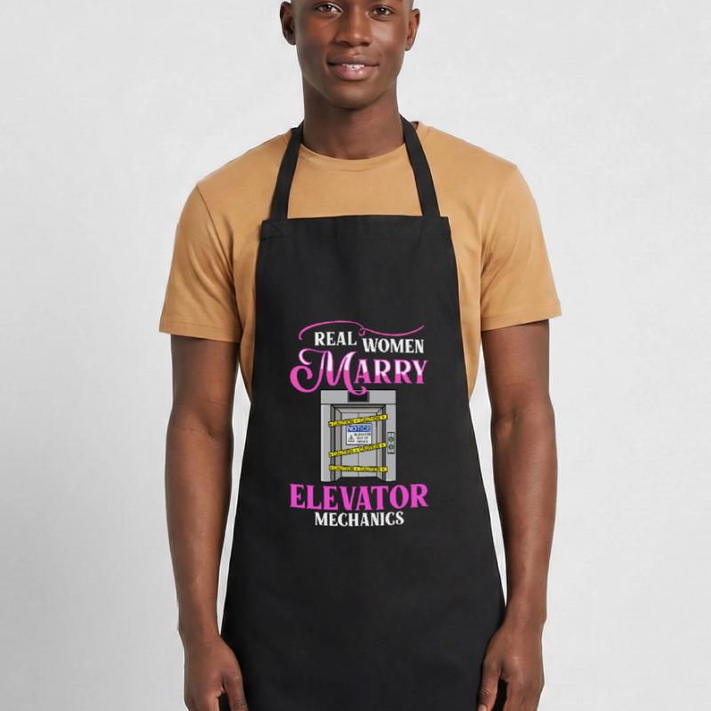 Elevator Elevator System Technician Woman Elevator Elevator Cooking Apron