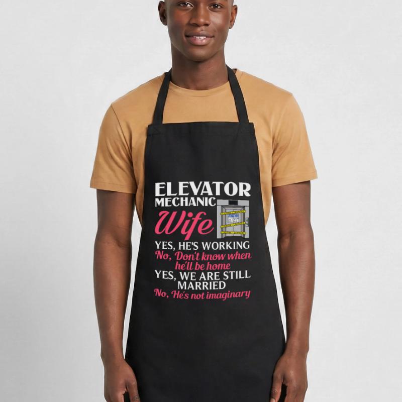 Elevator Elevator System Technician Woman Elevator Elevator Cooking Apron