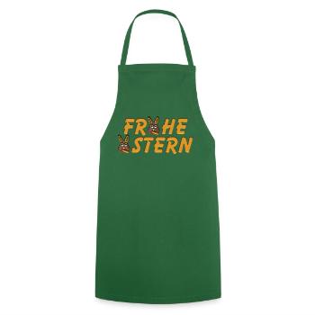 Geschenkidee für Ostern - Kochschürze - Grün - Vorne - AI Model Male 185 dark (185cm)