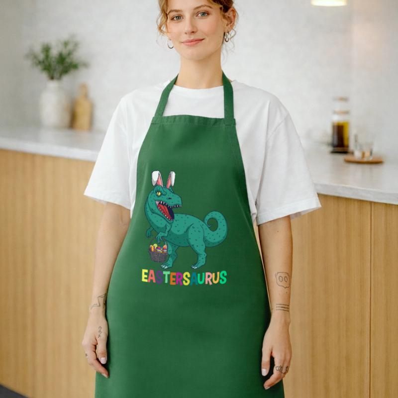 Eastersaurus Easter T-Rex Dinosauro Coniglietto pasquale Grembiule da cucina