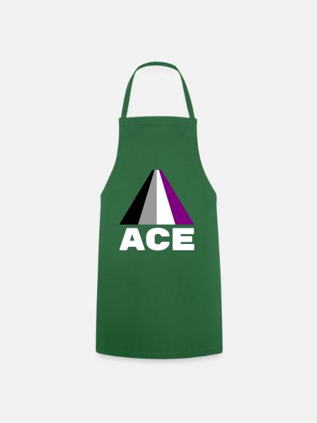 Asexuell, Asexualität, Ass - Kochschürze - Grün